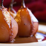 Sweet Elegance: Roasted Pears Drizzled with Salted Caramel