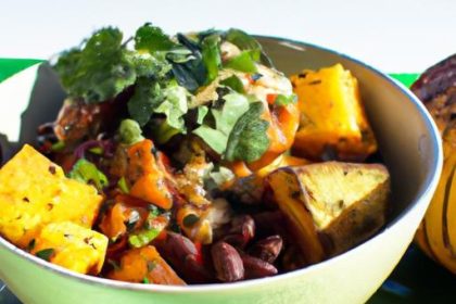Nourish Naturally: Sweet Potato & Black Bean Wellness Bowl