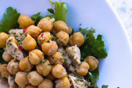 Fresh Twist: Pesto Chicken and Chickpea Salad Recipe